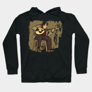 Bouzouki Performer Casual Dressed Hoodie